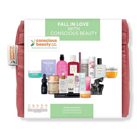 fall conscious beauty sampler kit.